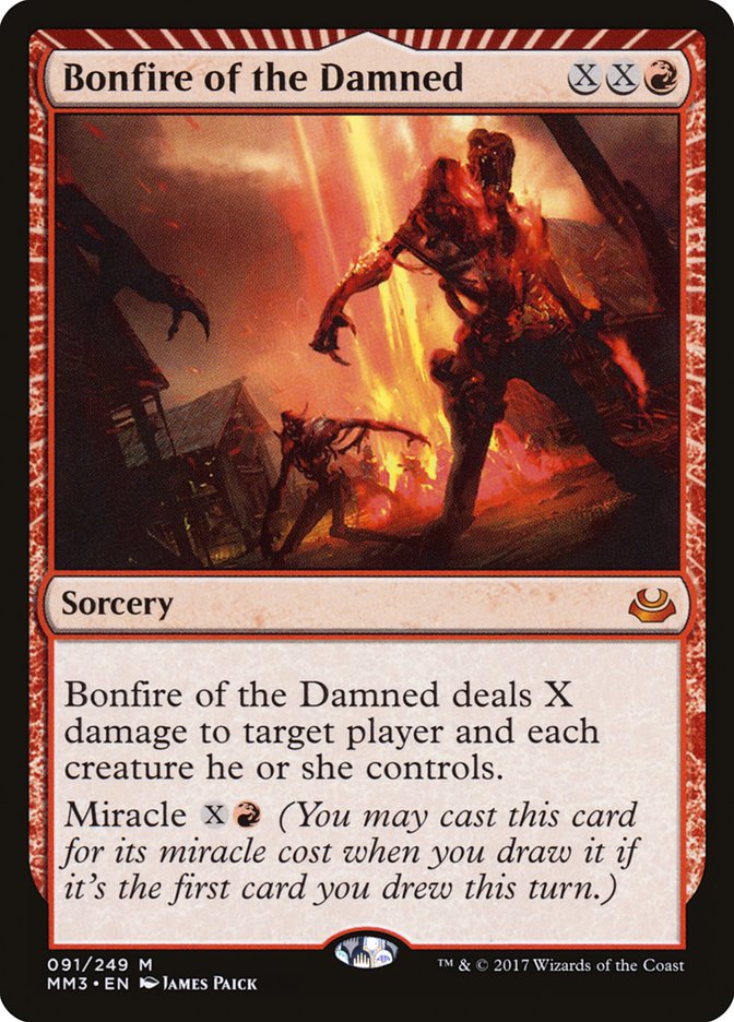 Bonfire of the Damned [Modern Masters 2017] | Game Master's Emporium (The New GME)