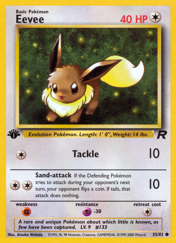 Eevee (55/82) [Team Rocket 1st Edition] | Game Master's Emporium (The New GME)