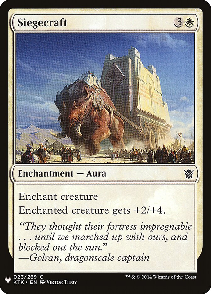 Siegecraft [Mystery Booster] | Game Master's Emporium (The New GME)