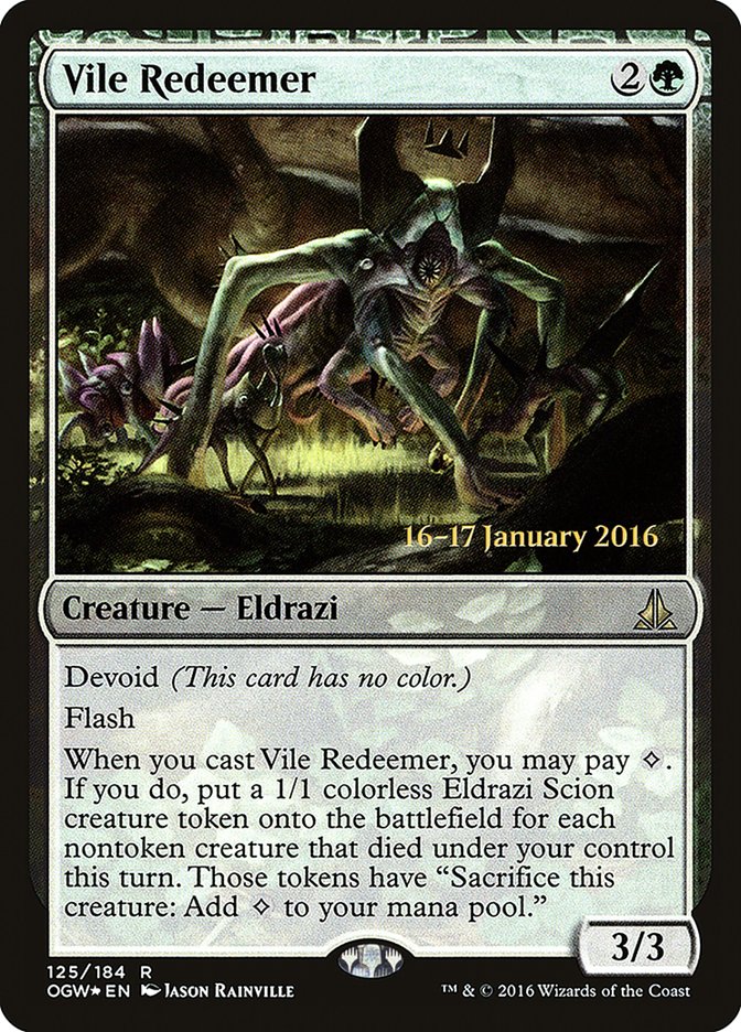 Vile Redeemer [Oath of the Gatewatch Prerelease Promos] | Game Master's Emporium (The New GME)