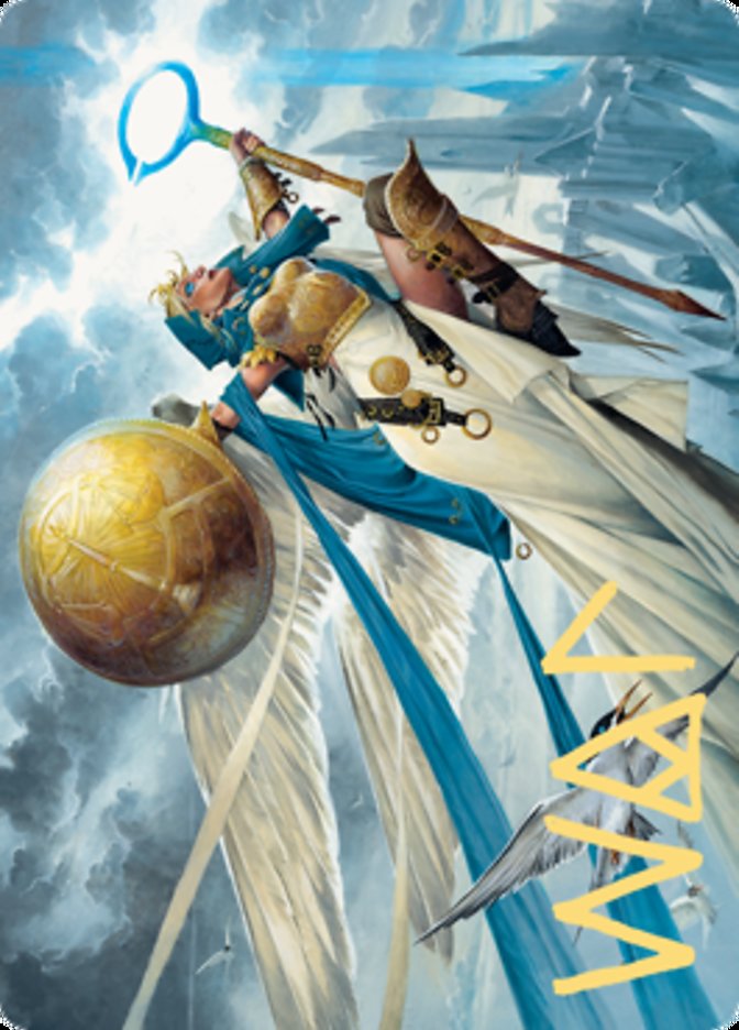 Linvala, Shield of Sea Gate Art Card (Gold-Stamped Signature) [Zendikar Rising Art Series] | Game Master's Emporium (The New GME)