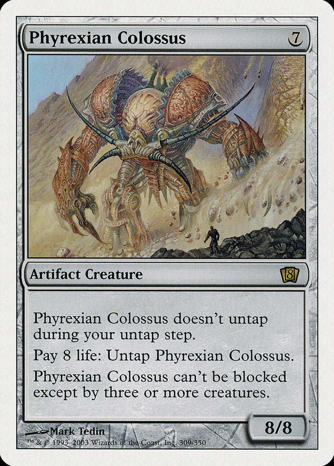 Phyrexian Colossus [Eighth Edition] | Game Master's Emporium (The New GME)