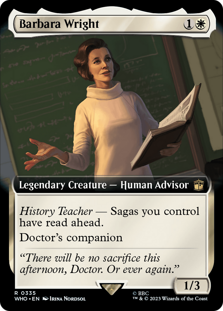 Barbara Wright (Extended Art) [Doctor Who] | Game Master's Emporium (The New GME)