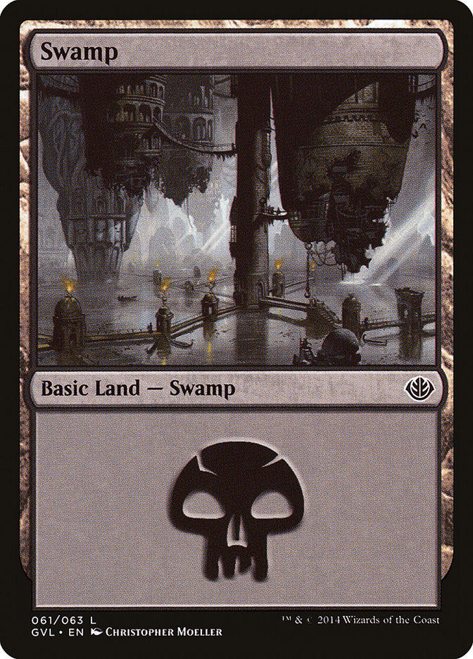 Swamp (61) (Garruk vs. Liliana) [Duel Decks Anthology] | Game Master's Emporium (The New GME)