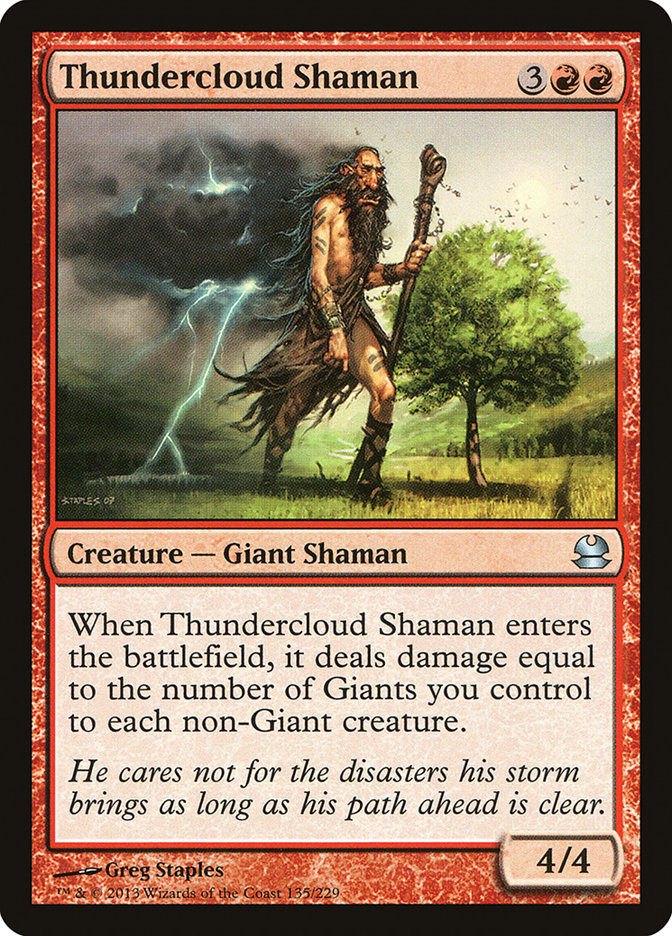 Thundercloud Shaman [Modern Masters] | Game Master's Emporium (The New GME)