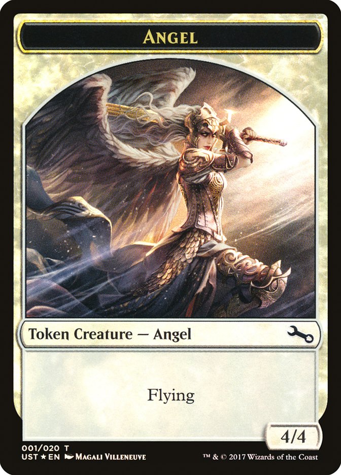Angel // Angel Double-Sided Token [Unstable Tokens] | Game Master's Emporium (The New GME)