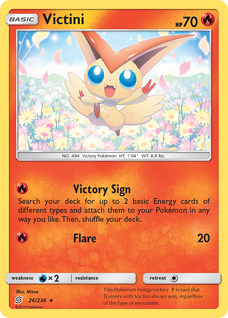 Victini (26/236) [Sun & Moon: Unified Minds] | Game Master's Emporium (The New GME)