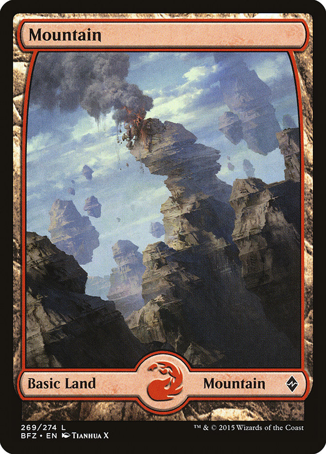 Mountain (269) (Full Art) [Battle for Zendikar] | Game Master's Emporium (The New GME)