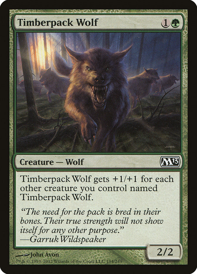 Timberpack Wolf [Magic 2013] | Game Master's Emporium (The New GME)