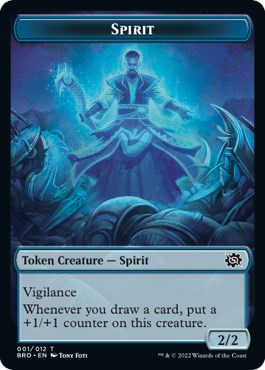 Powerstone // Spirit Double-Sided Token [The Brothers' War Tokens] | Game Master's Emporium (The New GME)