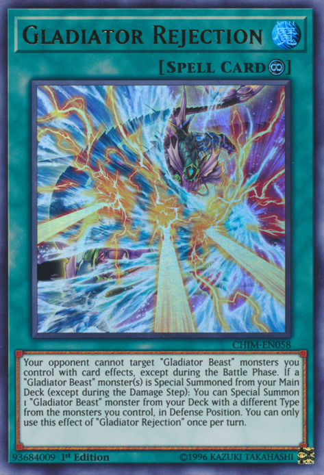 Gladiator Rejection [CHIM-EN058] Ultra Rare | Game Master's Emporium (The New GME)