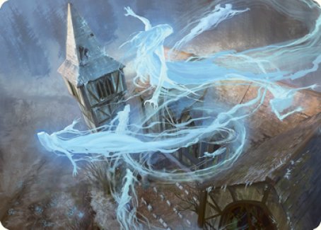 Hallowed Haunting Art Card [Innistrad: Crimson Vow Art Series] | Game Master's Emporium (The New GME)