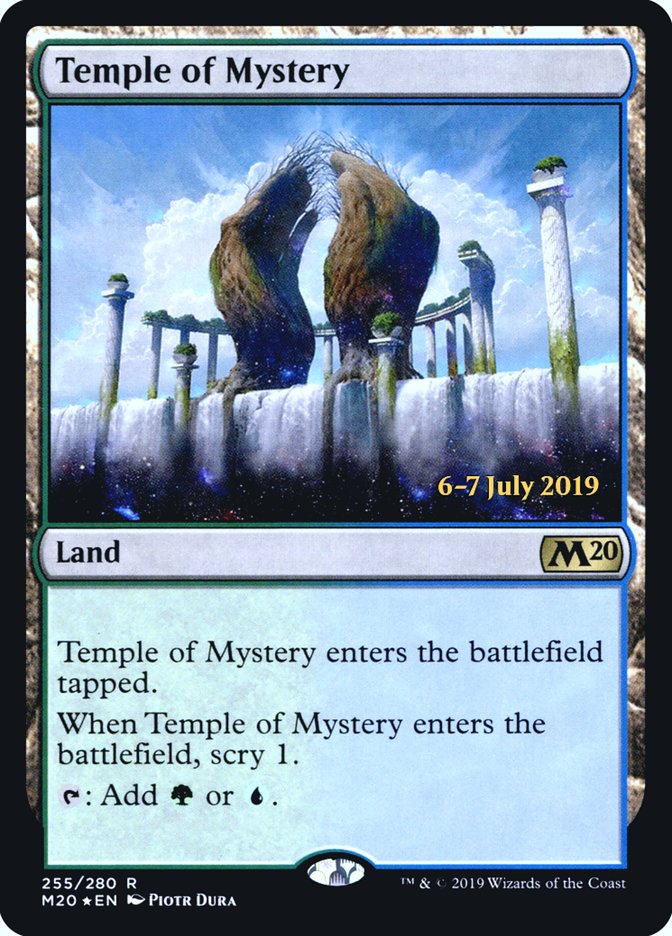 Temple of Mystery [Core Set 2020 Prerelease Promos] | Game Master's Emporium (The New GME)