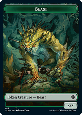 Beast // Beast Double-Sided Token [Starter Commander Decks] | Game Master's Emporium (The New GME)