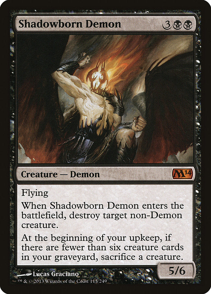 Shadowborn Demon [Magic 2014] | Game Master's Emporium (The New GME)