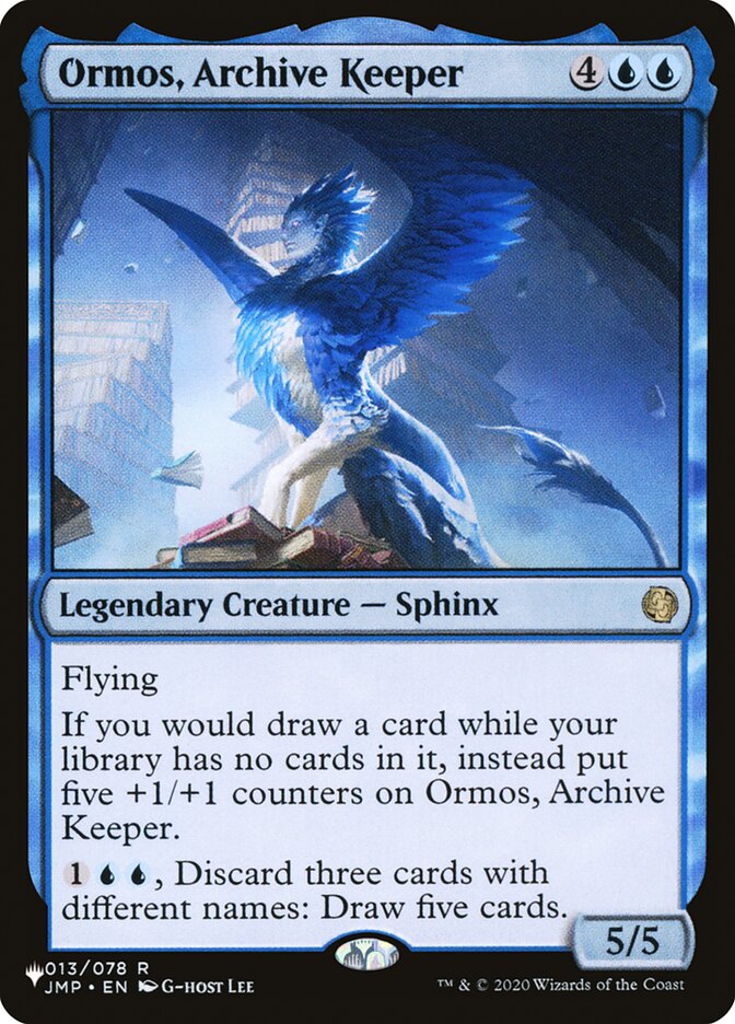 Ormos, Archive Keeper [The List] | Game Master's Emporium (The New GME)