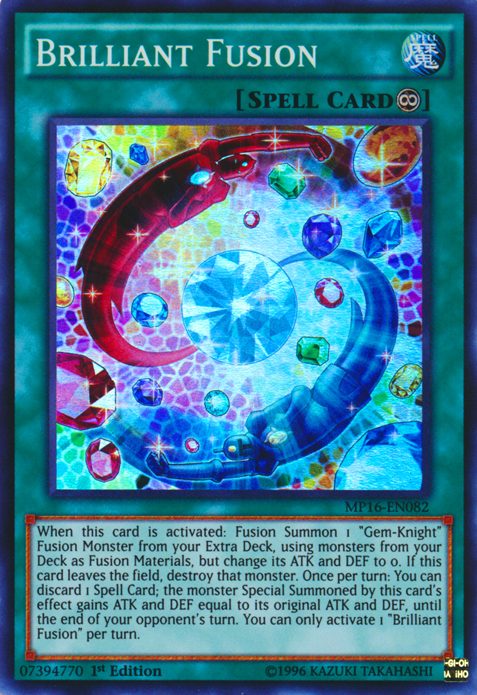 Brilliant Fusion [MP16-EN082] Super Rare | Game Master's Emporium (The New GME)