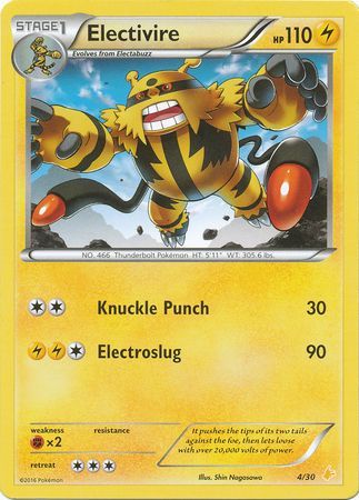 Electivire (4/30) [XY: Trainer Kit 3 - Pikachu Libre] | Game Master's Emporium (The New GME)