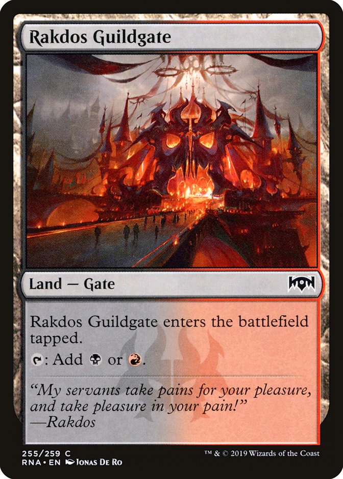 Rakdos Guildgate (255/259) [Ravnica Allegiance] | Game Master's Emporium (The New GME)