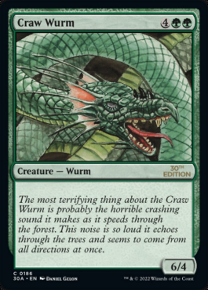 Craw Wurm [30th Anniversary Edition] | Game Master's Emporium (The New GME)