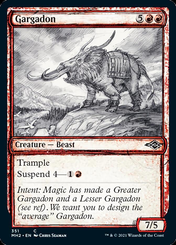 Gargadon (Sketch) [Modern Horizons 2] | Game Master's Emporium (The New GME)