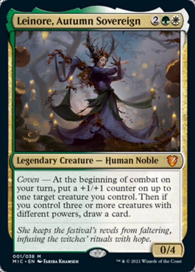 Leinore, Autumn Sovereign (Display Commander) [Innistrad: Midnight Hunt Commander] | Game Master's Emporium (The New GME)