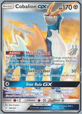 Cobalion GX (106/181) (Perfection - Henry Brand) [World Championships 2019] | Game Master's Emporium (The New GME)