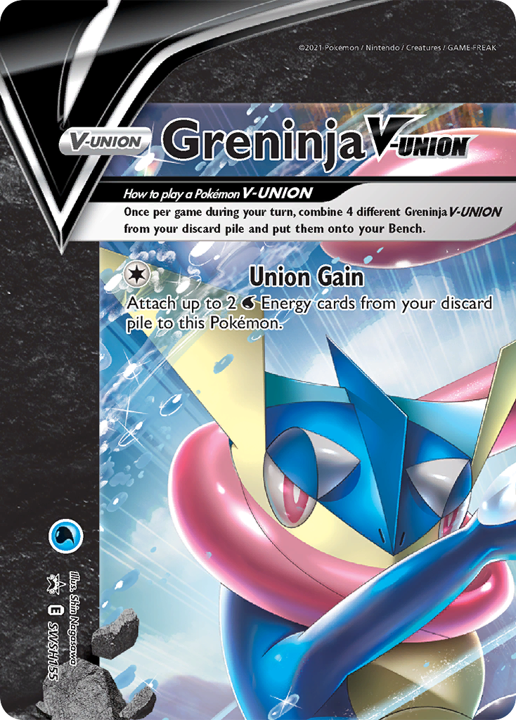 Greninja V-Union (SWSH155) [Sword & Shield: Black Star Promos] | Game Master's Emporium (The New GME)