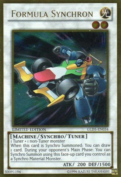 Formula Synchron [GLD5-EN034] Gold Rare | Game Master's Emporium (The New GME)