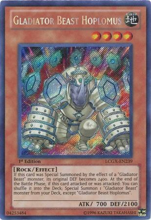 Gladiator Beast Hoplomus [LCGX-EN239] Secret Rare | Game Master's Emporium (The New GME)
