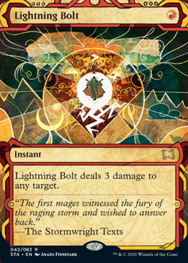 Lightning Bolt (Foil Etched) [Strixhaven: School of Mages Mystical Archive] | Game Master's Emporium (The New GME)