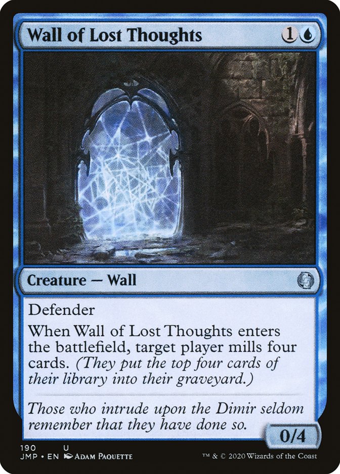 Wall of Lost Thoughts [Jumpstart] | Game Master's Emporium (The New GME)