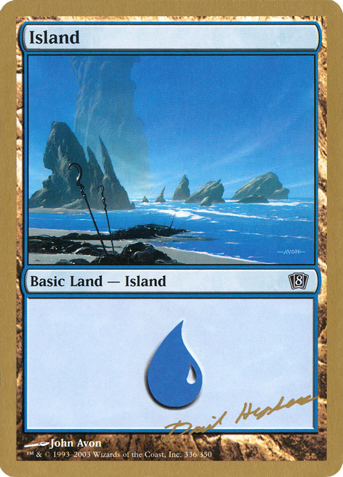 Island (dh336) (Dave Humpherys) [World Championship Decks 2003] | Game Master's Emporium (The New GME)