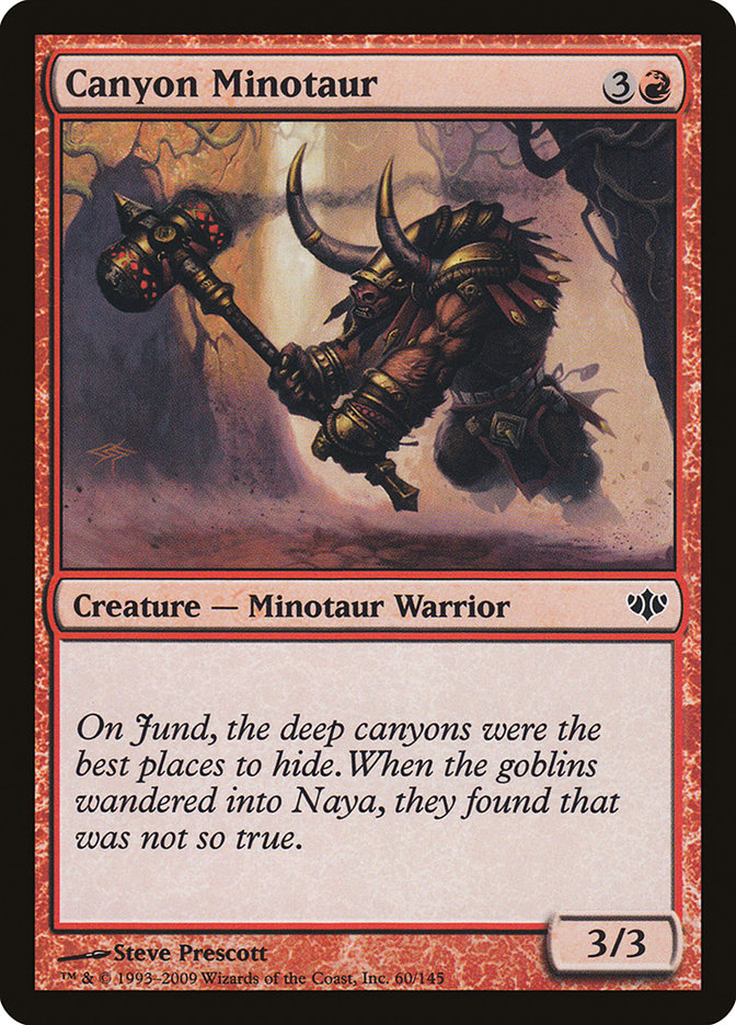 Canyon Minotaur [Conflux] | Game Master's Emporium (The New GME)
