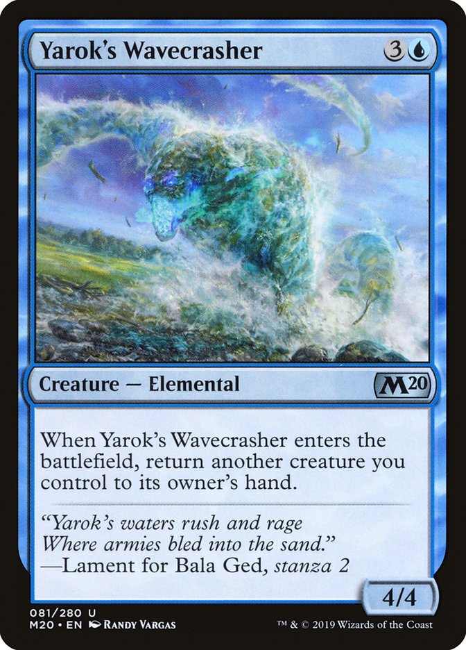 Yarok's Wavecrasher [Core Set 2020] | Game Master's Emporium (The New GME)