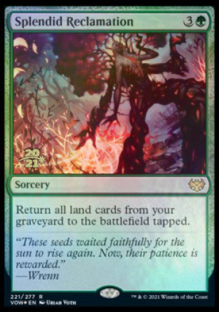 Splendid Reclamation [Innistrad: Crimson Vow Prerelease Promos] | Game Master's Emporium (The New GME)