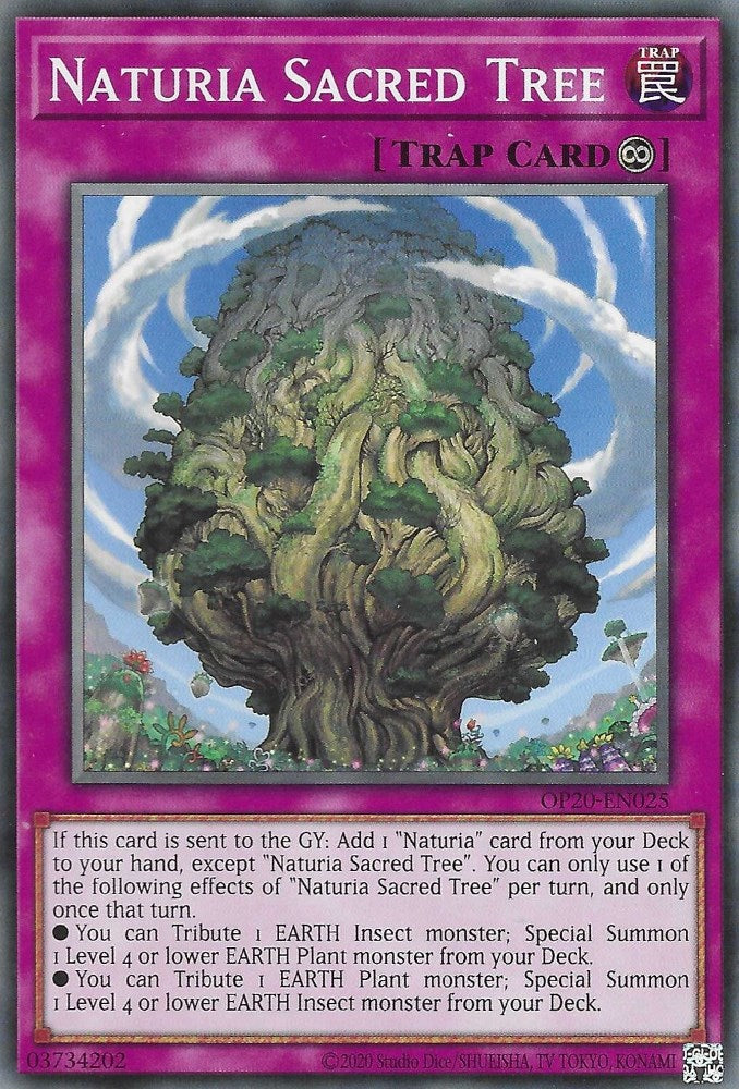 Naturia Sacred Tree [OP20-EN025] Common | Game Master's Emporium (The New GME)