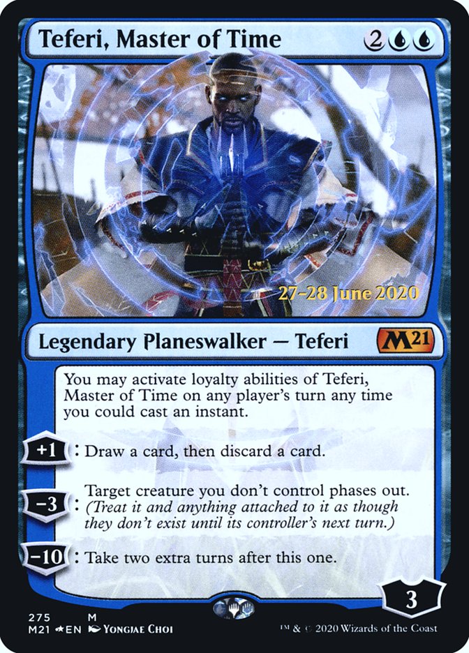 Teferi, Master of Time [Core Set 2021 Prerelease Promos] | Game Master's Emporium (The New GME)