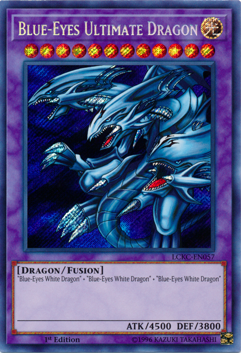 Blue-Eyes Ultimate Dragon [LCKC-EN057] Secret Rare | Game Master's Emporium (The New GME)