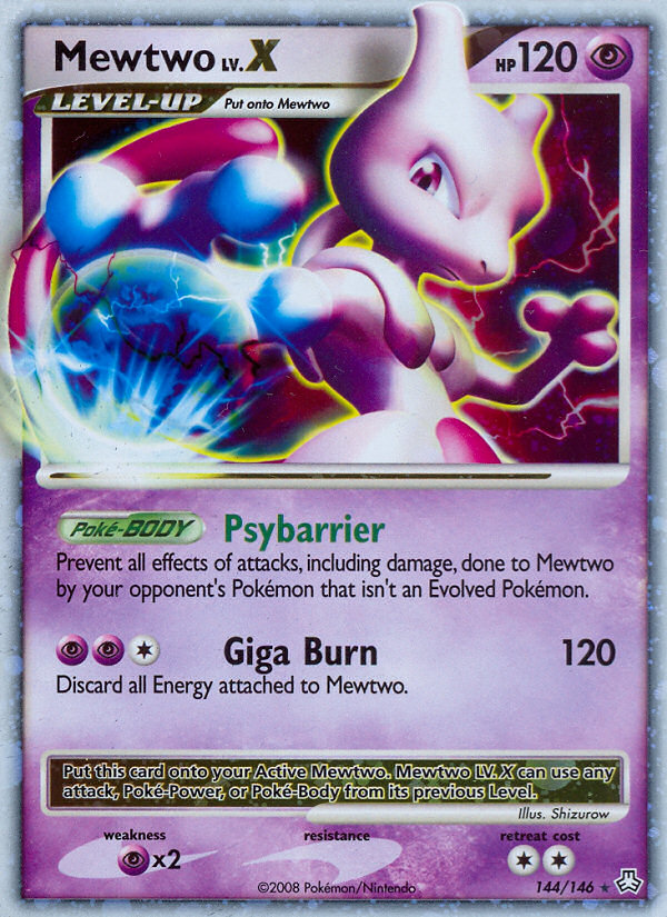 Mewtwo LV.X (144/146) [Diamond & Pearl: Legends Awakened] | Game Master's Emporium (The New GME)