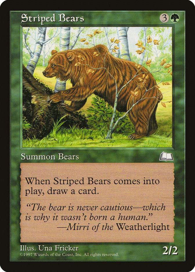 Striped Bears [Weatherlight] | Game Master's Emporium (The New GME)