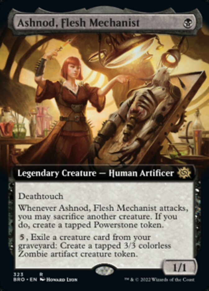 Ashnod, Flesh Mechanist (Extended Art) [The Brothers' War] | Game Master's Emporium (The New GME)