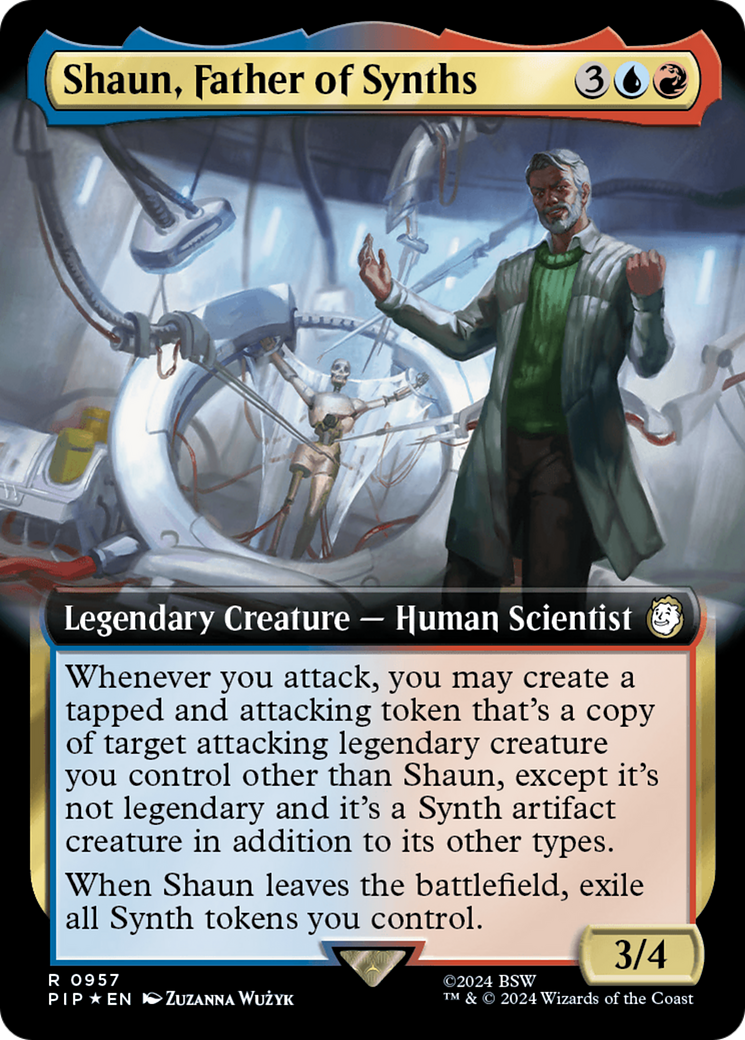 Shaun, Father of Synths (Extended Art) (Surge Foil) [Fallout] | Game Master's Emporium (The New GME)