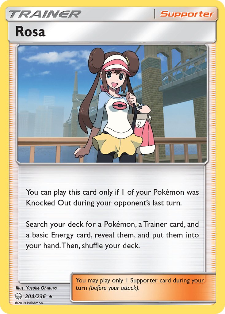 Rosa (204/236) (Theme Deck Exclusive) [Sun & Moon: Cosmic Eclipse] | Game Master's Emporium (The New GME)