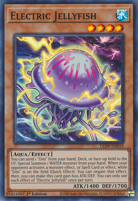 Electric Jellyfish [LED9-EN019] Super Rare | Game Master's Emporium (The New GME)