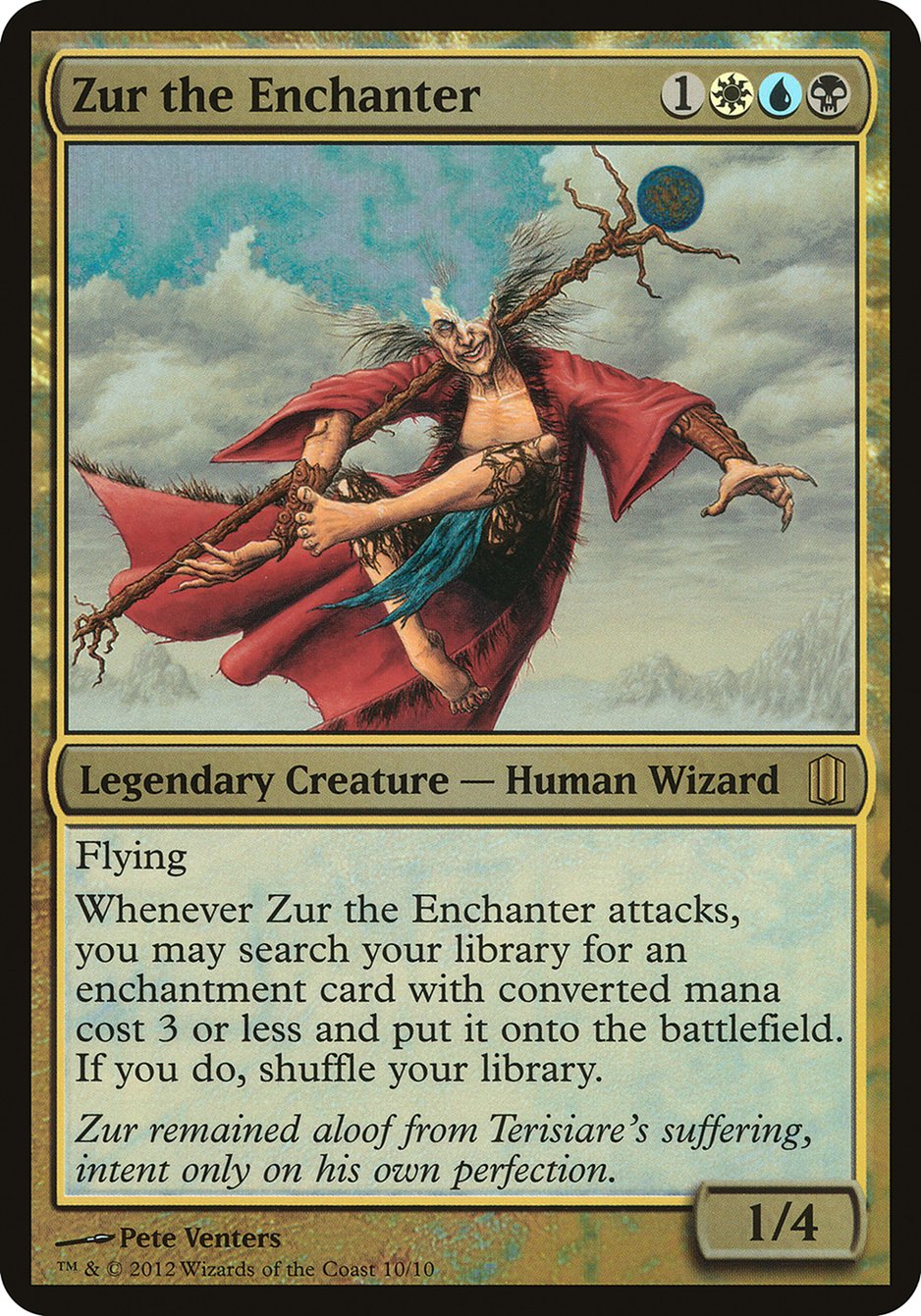 Zur the Enchanter (Oversized) [Commander's Arsenal Oversized] | Game Master's Emporium (The New GME)