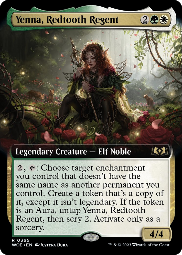 Yenna, Redtooth Regent (Extended Art) [Wilds of Eldraine] | Game Master's Emporium (The New GME)