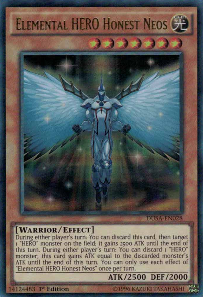 Elemental Hero Honest Neos [DUSA-EN028] Ultra Rare | Game Master's Emporium (The New GME)