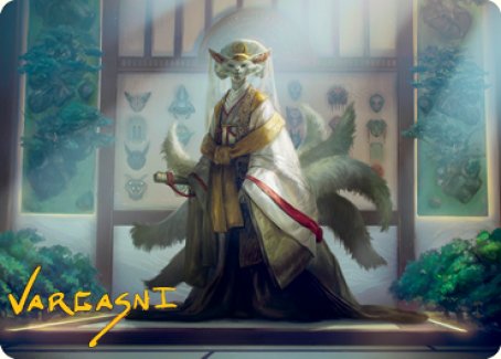 Light-Paws, Emperor's Voice Art Card (Gold-Stamped Signature) [Kamigawa: Neon Dynasty Art Series] | Game Master's Emporium (The New GME)