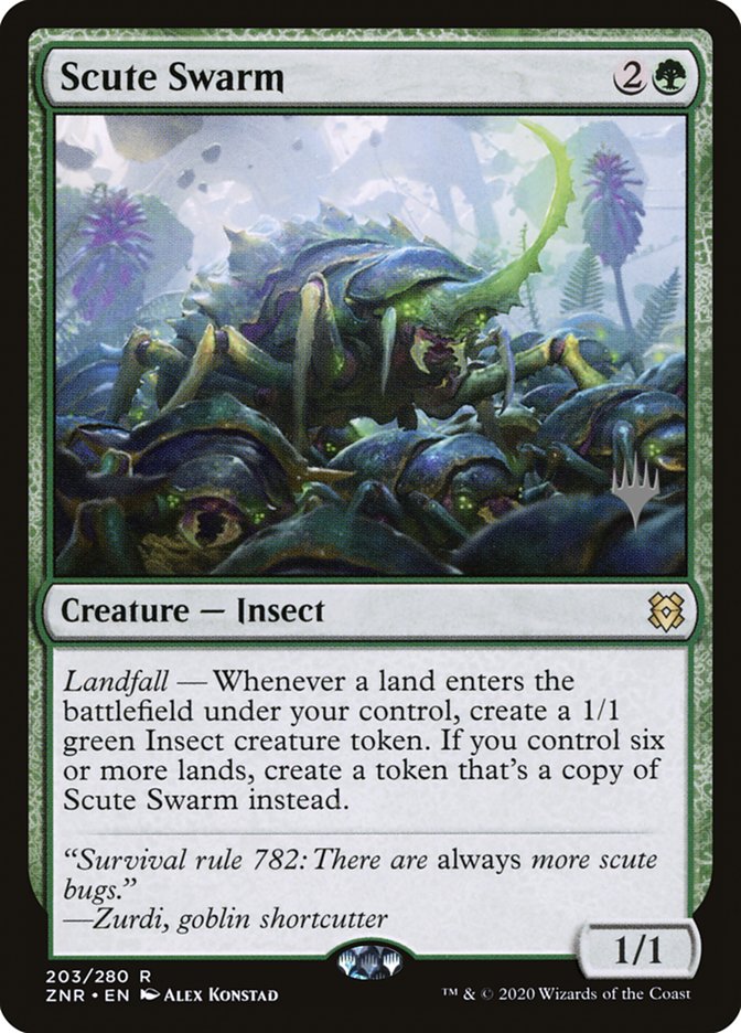 Scute Swarm (Promo Pack) [Zendikar Rising Promos] | Game Master's Emporium (The New GME)